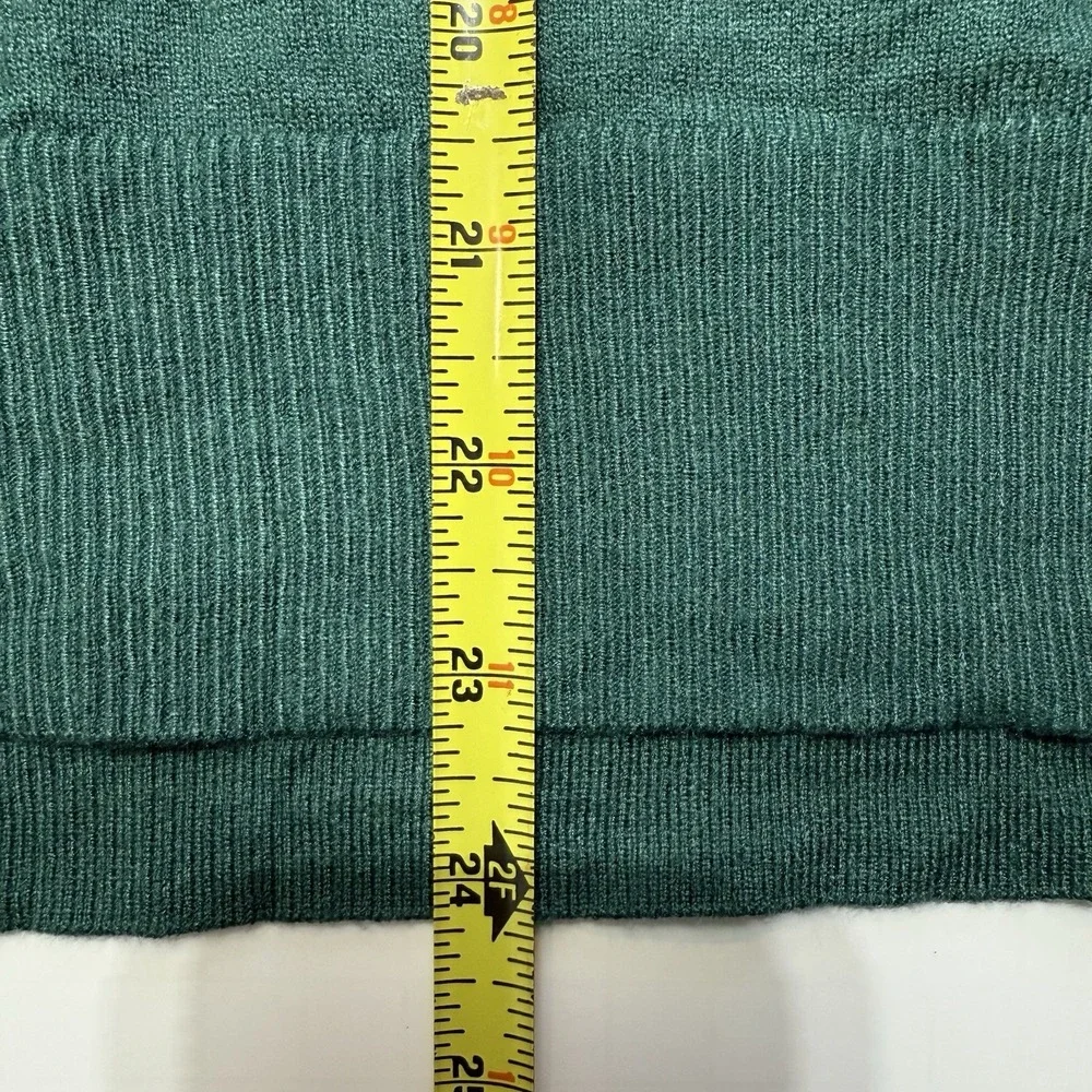 Rae Dunn Womens XL Sweater Pullover Crewneck Green Holiday  Christmas Cozy Soft - Picture 10 of 12